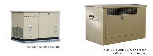 Kohler home standby generators